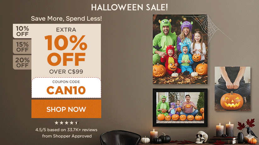 Halloween Sale! Save More, Spend Less!