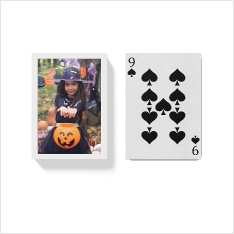 Halloween Photo Playing Cards