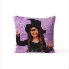 Halloween Sequin Magic Pillow