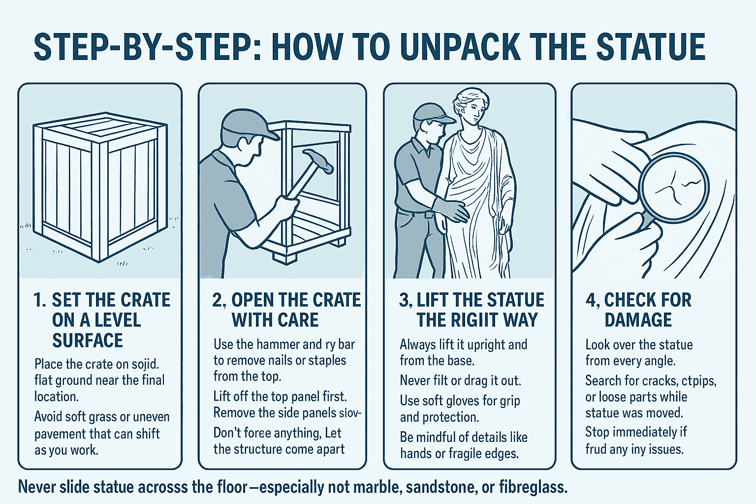 Step-by-Step How to Unpack the Statue
