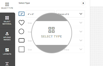 Choose Custom Size of Puzzle