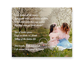 Song Lyrics on Canvas