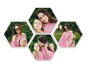 Hexagonal Canvas Prints