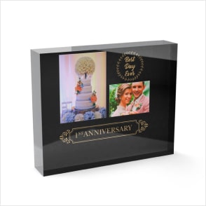 Acrylic Photo Block for Anniversary