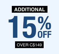 Additional 15% off over C$149 - Coupon Code GURU15