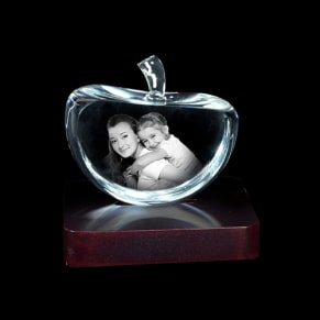 Apple 3D Crystal Cubes