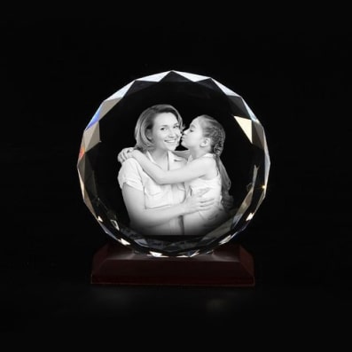 3D Photo Crystal for Mom