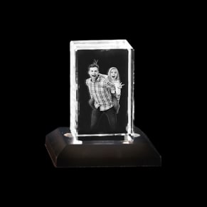 Rectangle 3D Crystal Cube