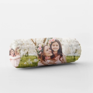 Mom Photo on Bolster Pillow