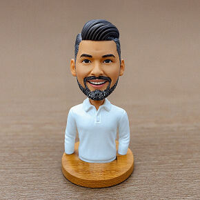 3D Half body Figurine with Hand-painted