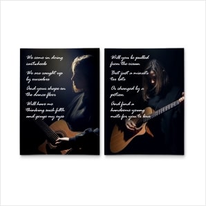 Song Lyrics Wall Art Song Lyrics Wall Art