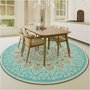 Custom Rug for Dining Room