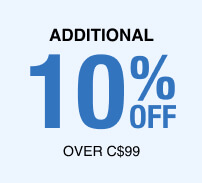 Additional 10% off over C$99 - Coupon Code CC10OFF