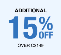 Additional 15% off over C$149 - Coupon Code GURU15