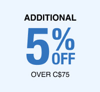 Additional 5% off over C$75 - Coupon Code E5OFFSW