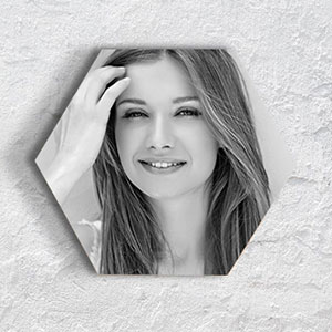 Photo on Hexagon Canvas With Gray scale Effects Canada CanvasChamp Photo on Hexagon Canvas With Gray scale Effects Canada CanvasChamp