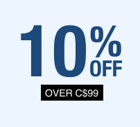 10% off over C$99 - Coupon Code CC10OFF