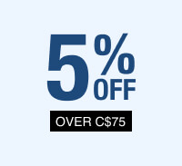 5% off over C$75 - Coupon Code E5OFFSW