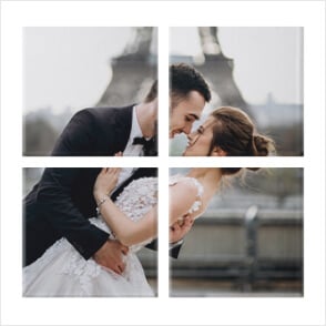 Split Canvas for Wedding