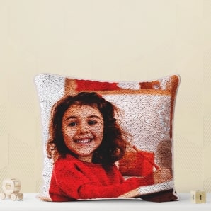 Custom Sequin Pillow