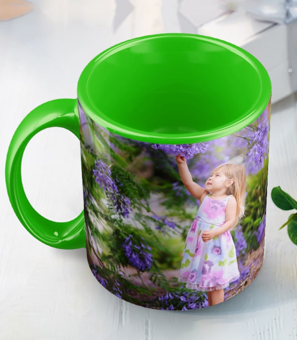 Green Photo Mug